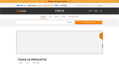 Desktop Screenshot of forum.techtudo.com.br